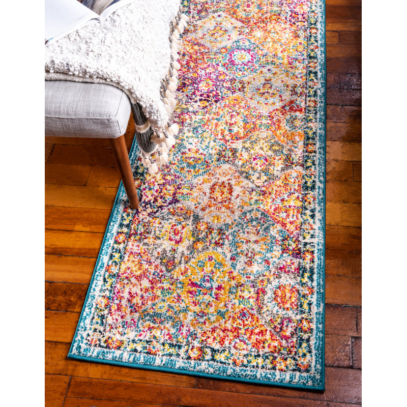 Ernst Gold/Green Area Rug & Reviews Joss & Main